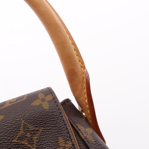 LOUIS VUITTON Brown Monogram Leather Mini Looping Bag - Picture 10 of 10